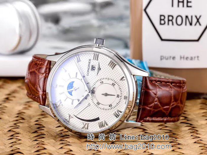 LONGINES浪琴 多功能 全自動機械精品男士腕表 WSS2225